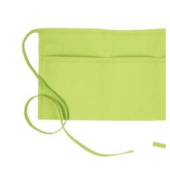 *Lot Of 6* Kitchen Apron Waist Lime Green Cooking Art Tools Painting Handyman - Picture 2 of 6